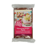 FunCakes Fondant med citronsmak: Läcker smak, smidig konsistens, lätt att breda ut, rullad fondant, perfekt för tårtor, muffins och kakor. Halal, kosher och glutenfri. 250 g (förpackning om 3) Naty Shop Sugar Paste 250 G Choklad