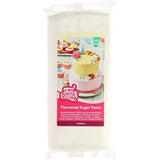 FunCakes Fondant med citronsmak: Läcker smak, smidig konsistens, lätt att breda ut, rullad fondant, perfekt för tårtor, muffins och kakor. Halal, kosher och glutenfri. 250 g (förpackning om 3) Naty Shop sockerpasta 1 kg Citron