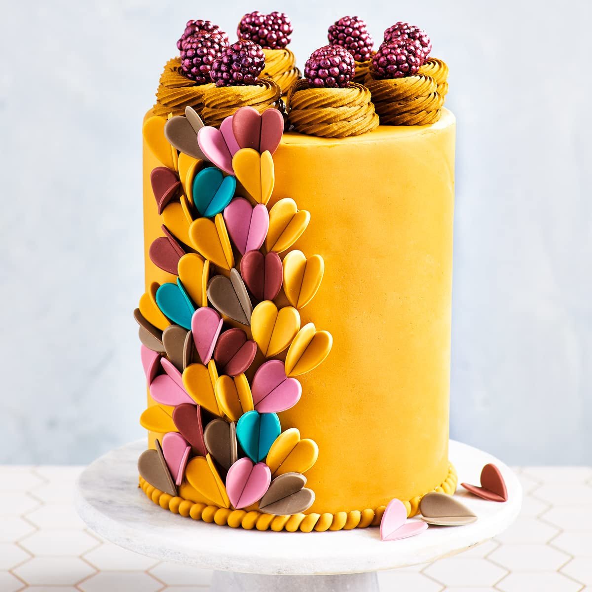 FunCakes Teal Blue Rolled Fondant Lätt att använda Smidig Flexibel Mjuk och böjbar Perfekt för tårtdekoration Halal Kosher Glutenfri 250g Pack Naty Shop Sugar Paste
