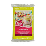 FunCakes limegrön rullad fondant: Lätt att använda, smidig, flexibel, mjuk och smidig, perfekt för tårtdekorering, halal, kosher och glutenfri, 250 g Naty Shop Sugar Paste Standardtitel