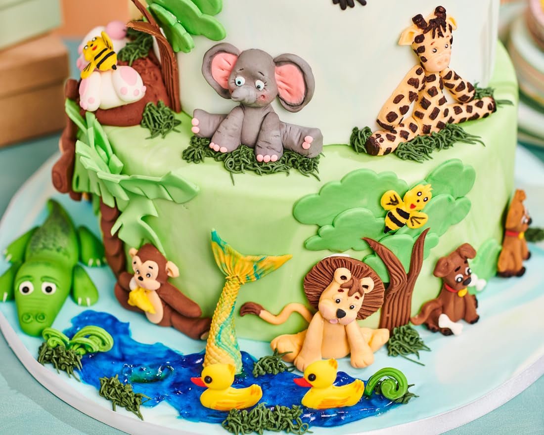 FunCakes rödbrun laminerad fondant: lätt att använda, smidig, flexibel, mjuk och böjbar, perfekt för att dekorera kakor, halal, kosher och glutenfri, 250 g Naty Shop Sugar Paste