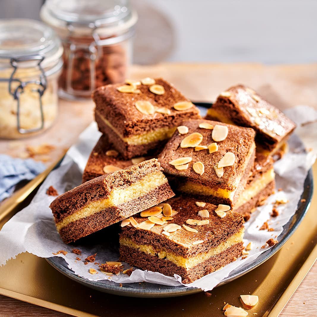 FunCakes mandelmassa (1:1): Läcker smak, fin konsistens, lätt att breda ut, mandelmassa, perfekt till kakor och kex. Halal och glutenfri. 250 g (förpackning om 2) Naty Shop sockerpasta