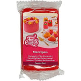 FunCakes Almond Sugar Paste (holländsk marsipan) Passion Red: lätt att använda och smidig, perfekt för att dekorera tårtor, halal, kosher och glutenfri. 250 g. (förpackning om 2) Naty Shop sockerpasta 250 G (1 förpackning)
