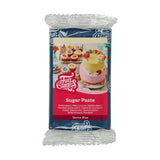 FunCakes fondantrulle Demin Blue: lätt att använda, smidig, flexibel, mjuk och smidig, perfekt för att dekorera tårtor, halal, kosher och glutenfri, 250 g Sugar Paste Naty Shop Standardtitel