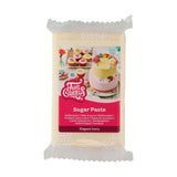 FunCakes Roll Fondant Elegant Ivory: lätt att använda, smidig, flexibel, mjuk och följsam, perfekt för att dekorera tårtor, halal, kosher och glutenfri, 250g Naty Shop Sugarpaste 250G