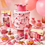 FunCakes Roll Fondant Hot Pink: Lätt att använda, smidig, smidig, mjuk och smidig, perfekt för att dekorera tårtor. Glutenfri. 1 kg Naty Shop sockerpasta