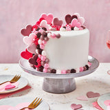 FunCakes Roll Fondant Hot Pink: Lätt att använda, smidig, smidig, mjuk och smidig, perfekt för att dekorera tårtor. Glutenfri. 1 kg Naty Shop sockerpasta