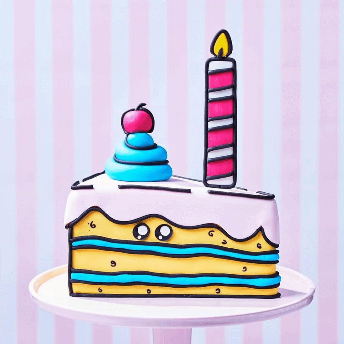 FunCakes Sea Blue Rolled Fondant: Lätt att använda, smidig, flexibel, mjuk och smidig, perfekt för att dekorera kakor, halal, kosher och glutenfri. 1 kg Naty Shop sockerpasta