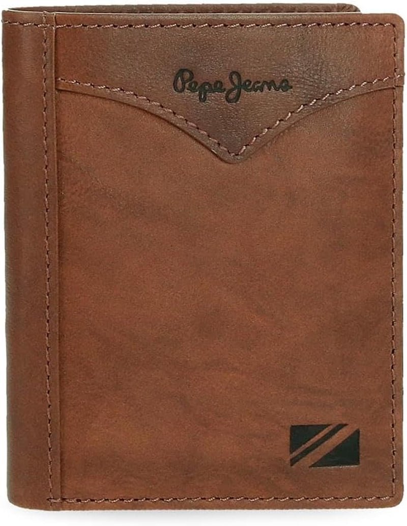 Pepe Jeansjacka Vertikal plånbok med handväska, One Size Herrplånbok Naty Shop Brown