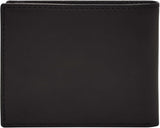 Fossil Derrick RFID-blockerande läder Bifold Passport-hållare för män med avtagbar korthållare Herrplånbok Naty Shop