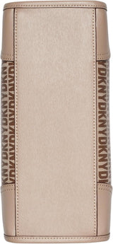 DKNY Casual Tote för kvinnor Satchell, Chino/Toffee Damväskor Naty Shop