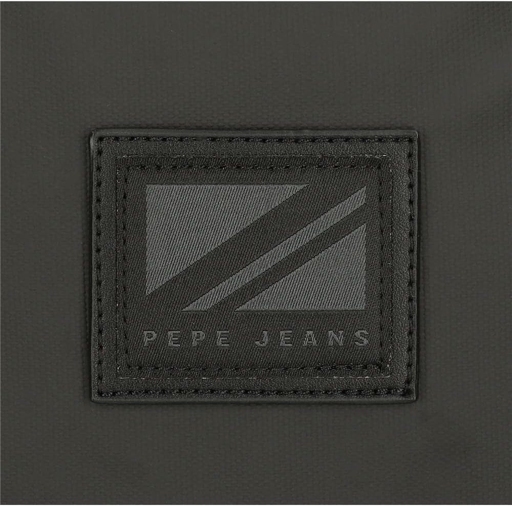Pepe Jeans Hoxton åkpåse, svart, 56 x 32 x 25,5 cm, polyester och PU, flerfärgad (flerfärgad), unik, åkpåse Bagage och reseutrustning Naty Shop
