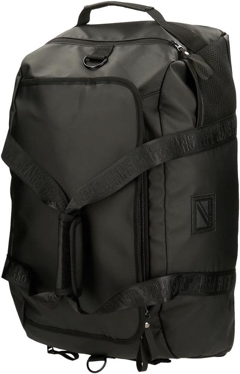 Pepe Jeans Hoxton åkpåse, svart, 56 x 32 x 25,5 cm, polyester och PU, flerfärgad (flerfärgad), unik, åkpåse Bagage och reseutrustning Naty Shop