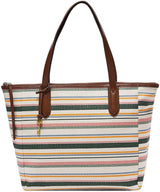 Fossil Williamson Damväska Damväskor Naty Shop Brown and Stripes