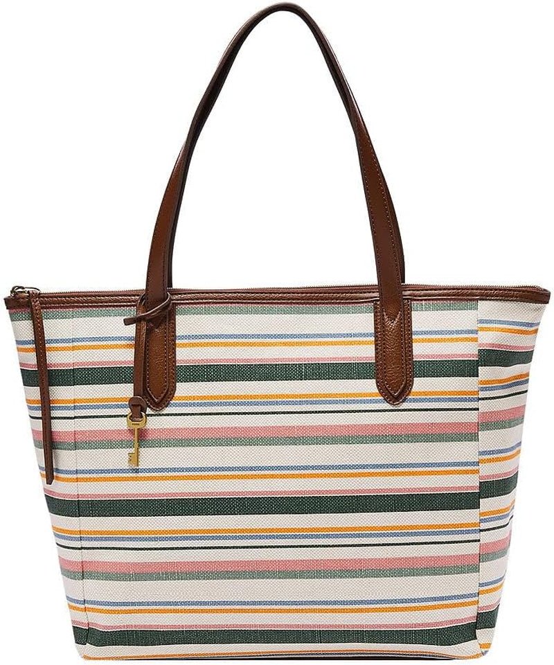 Fossil Williamson Damväska Damväskor Naty Shop Brown and Stripes