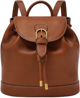 Fossil Everleigh Läder- eller bomullsväska för kvinnor Damväskor Naty Shop Coffee Brown