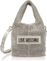 Love Moschino Handväska Dam Jc4044pp1h, 26X14X14 Damväskor Naty Shop Argento