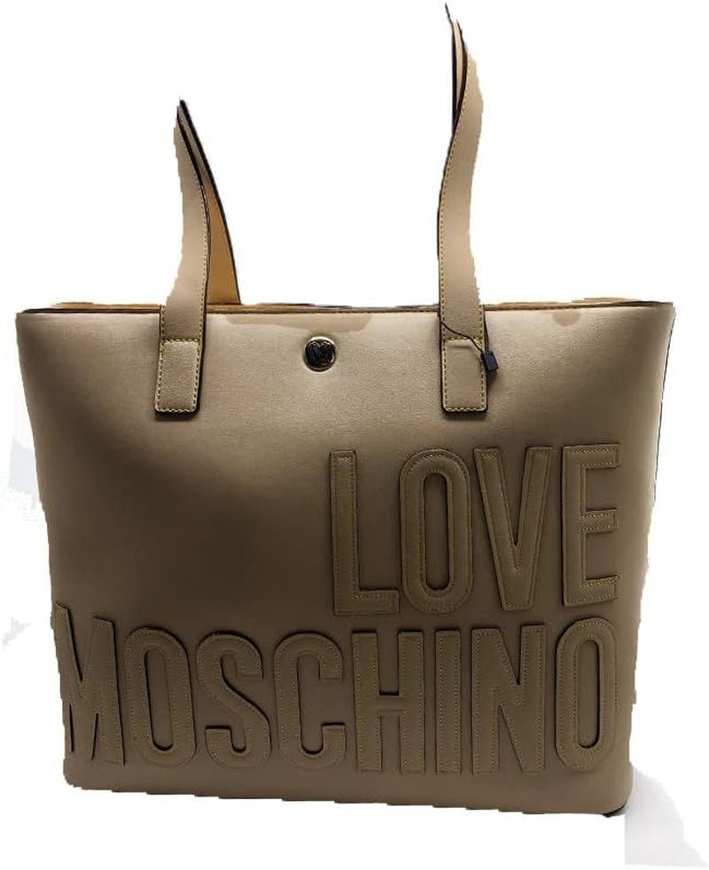 Love Moschino Borsa A Spalla Da Donna Axelväska för kvinnor Höst-vinter 2021 Kollektion Väskor Dam Naty Shop Bianco