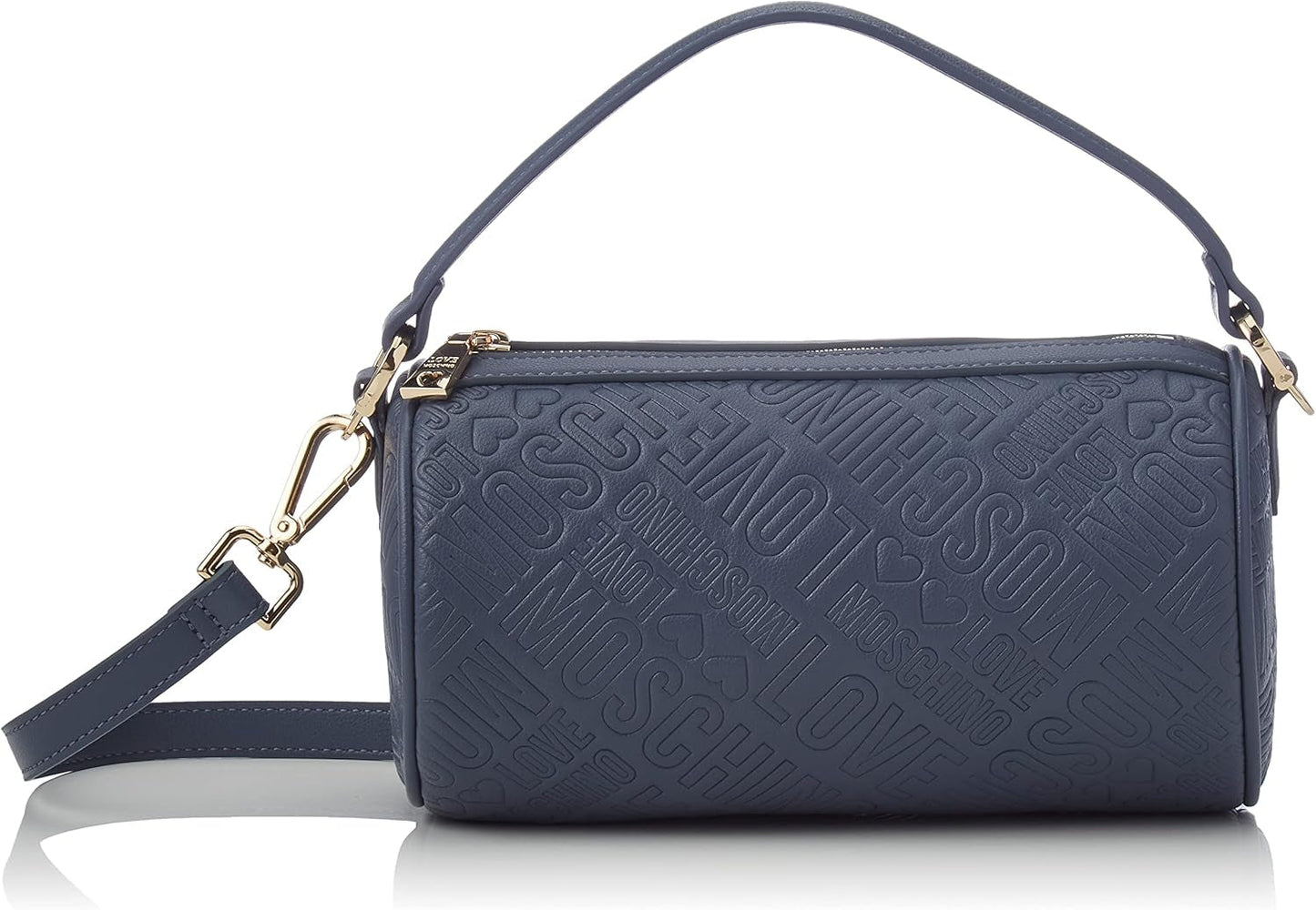 Love Moschino Axelväska Jc4046pp1fld1 för kvinnor Väskor Dam Naty Shop Blue Denim