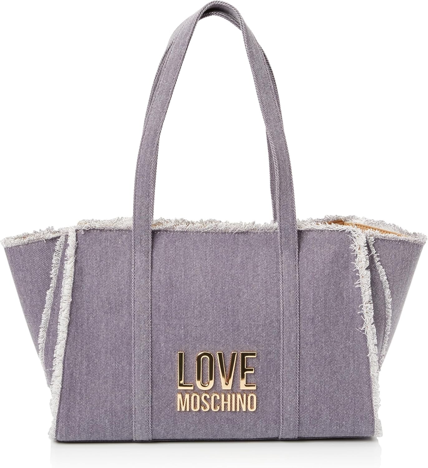 Love Moschino Damaxelväska Denim Axelväska Denimväskor Dam Naty Shop Standardtitel