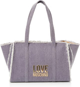 Love Moschino Damaxelväska Denim Axelväska Denimväskor Dam Naty Shop Standardtitel