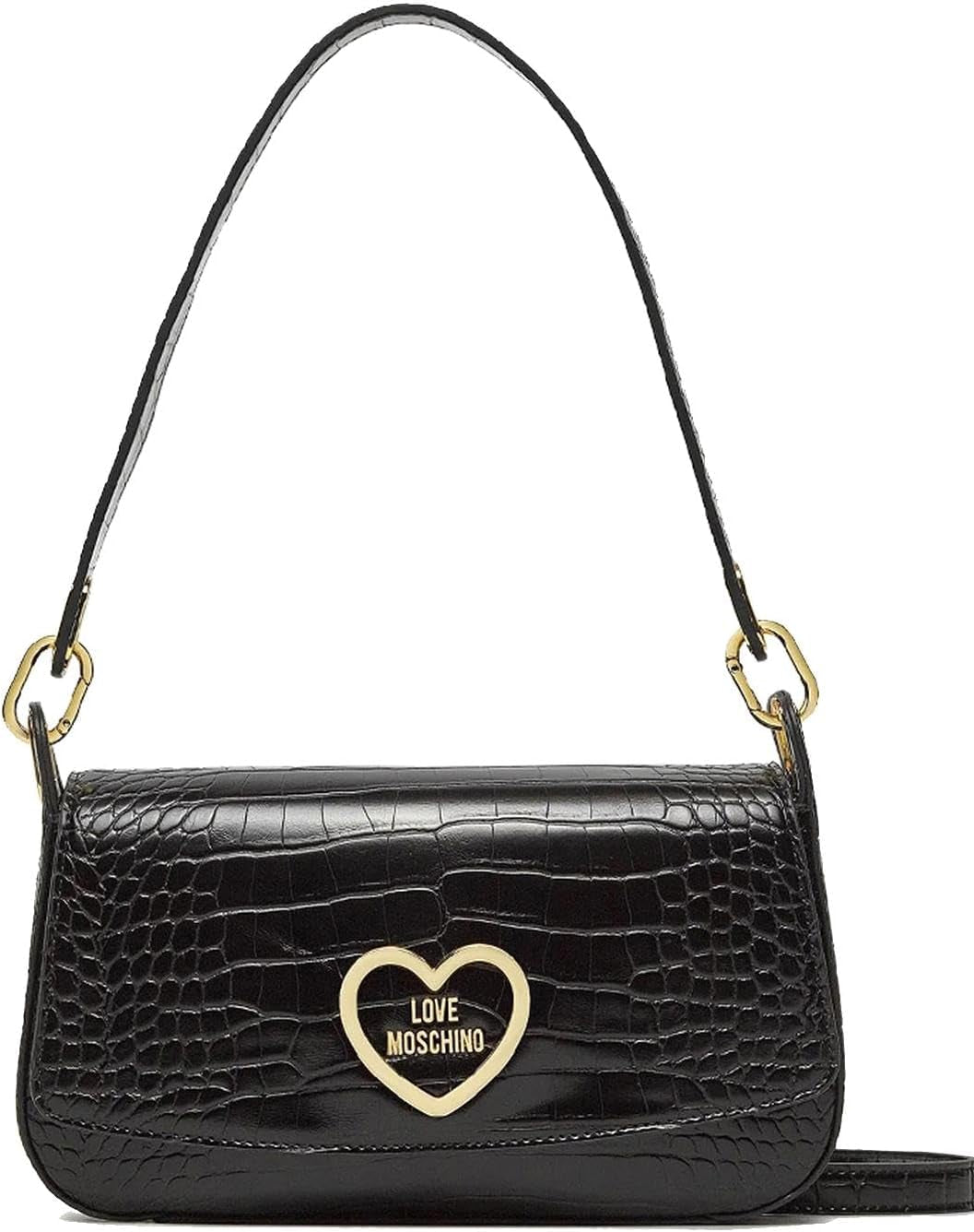 Love Moschino Damaxelväska Svart Damväskor Naty Shop Standardtitel