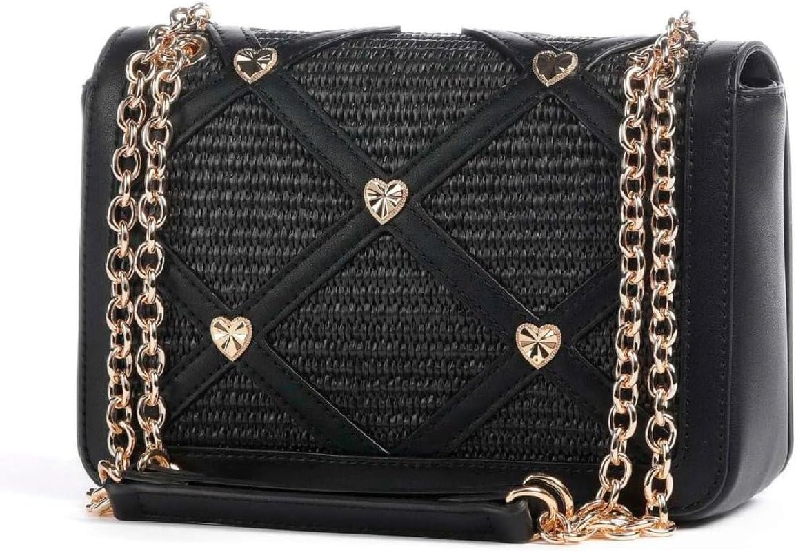 Love Moschino Damaxelväska, Svart Axelväska, Svarta Damväskor Naty Shop