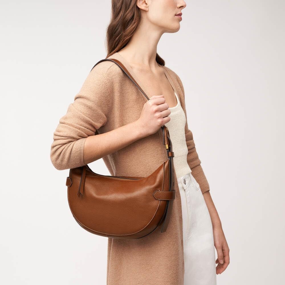 Fossil Damväska - Harwell Eco Leather Hobo, ZB1847200 - 30,5 cm L x 8,9 cm B x 20,3 cm H Damväskor Naty Shop