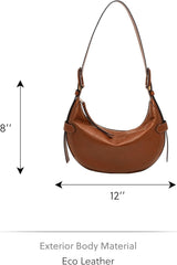 Fossil Damväska - Harwell Eco Leather Hobo, ZB1847200 - 30,5 cm L x 8,9 cm B x 20,3 cm H Damväskor Naty Shop