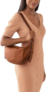 Fossil Damväska - Harwell Eco Leather Hobo, ZB1847200 - 30,5 cm L x 8,9 cm B x 20,3 cm H Damväskor Naty Shop