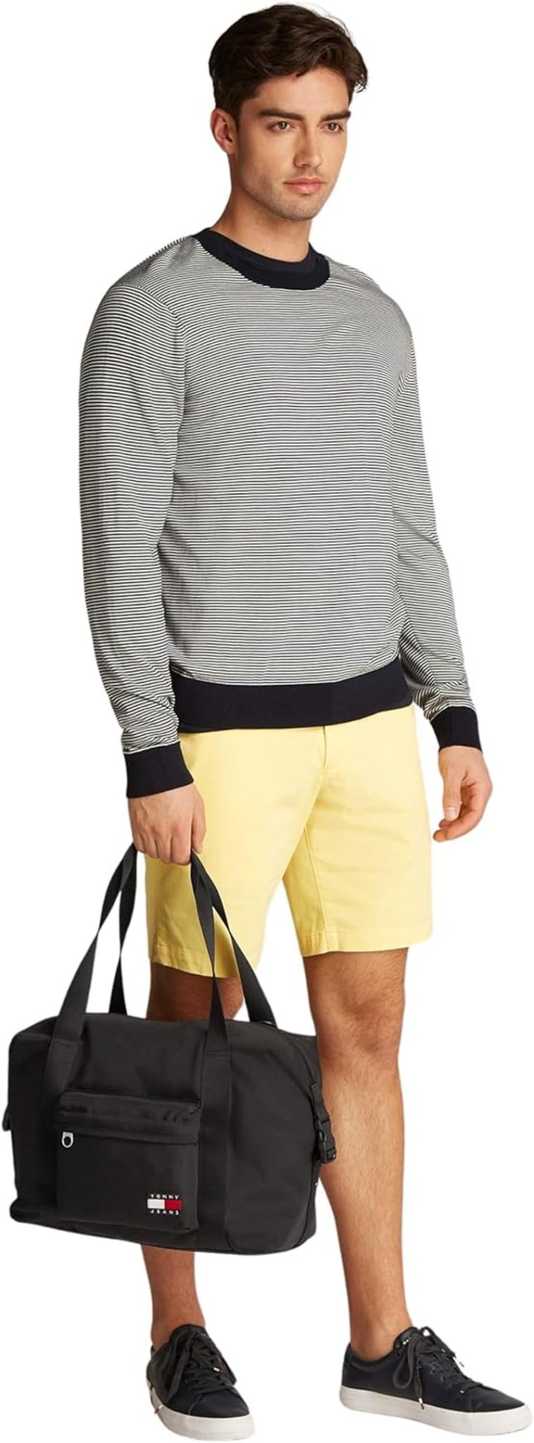 Tommy Jeans Daily Weekender Duffelväska för män, svart, One Size Bagage och Reseutrustning Naty Shop