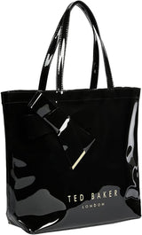 Ted Baker Dam Nicon Vinyl Rosettväska Damväskor Naty Shop Svart