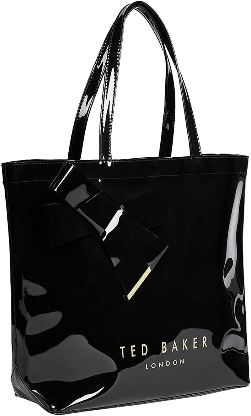 Ted Baker Dam Nicon Vinyl Rosettväska Damväskor Naty Shop Svart