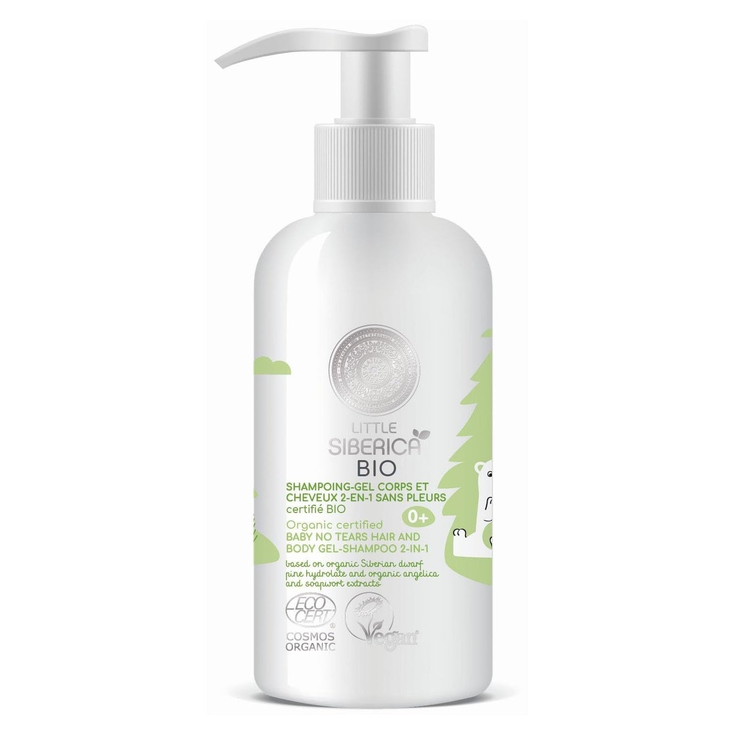 Duschgel - Luktfritt schampo Corps et Cheveux certifié BIO 250 ml Barn - Bad och hudvård Naty Shop Standardtitel