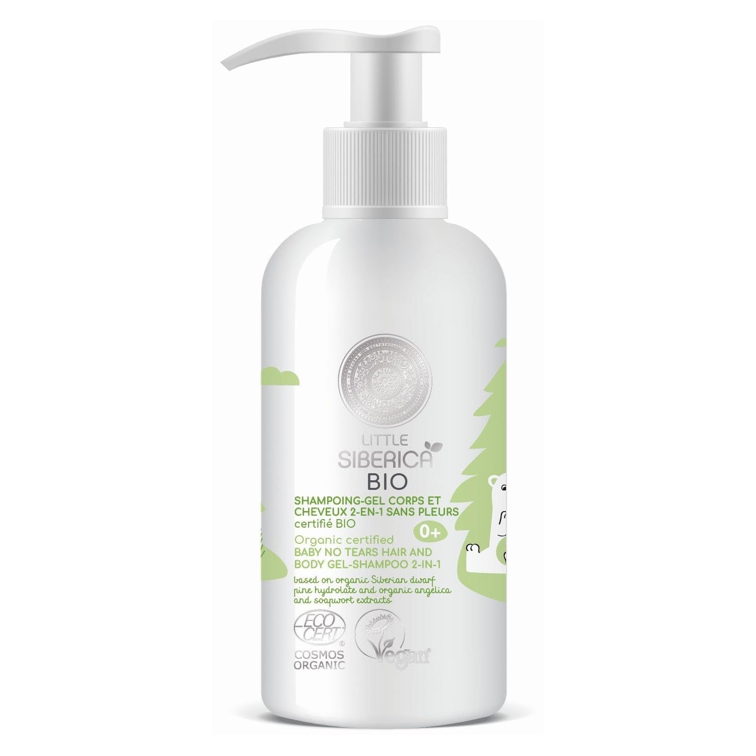 Duschgel - Luktfritt schampo Corps et Cheveux certifié BIO 250 ml Barn - Bad och hudvård Naty Shop Standardtitel