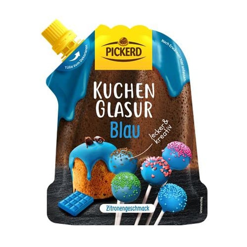 Kakaglasyr med blå citronsmak 125 g Sugar Paste Naty Shop Standardtitel