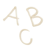 Günthart BackDecor 25 g VITA sockerbokstäver för valfri efterrätt i vit sockerfärg för vackra bokstäver och mönster, 1 förpackning (25 g) Sugar Paste Naty Shop