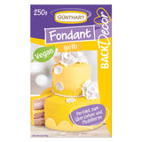 Günthart BackDecor 250 grön fondant 100 % vegansk palmolja fri, tårfri för att täcka kakor och bakverk Lämplig för modellering 1 förpackning (1 x 250 g) Naty Shop Sockerpasta 250 g (1 förpackning) Gul