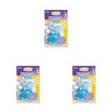 Günthart BackDecor 250 g blå fondant 100 % vegansk palmoljefri tårbeständig för att täcka tårtor och bakverk Lämplig för modellering Paket med 3 (1 x 250 g) Naty Shop Sugarpaste Blue 250 G (Pack med 3)