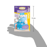 Günthart BackDecor 250 g blå fondant, 100 % vegansk, palmoljefri, tårbeständig för att täcka tårtor och bakverk, lämplig för modellering, 3-pack (1 x 250 g) Naty Shop Sugarpaste