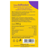 Günthart BackDecor 250 g röd fondant, palmoljefri, rivsäker för att täcka kakor och bakverk, lämplig för modellering, 2-pack (1 x 250 g) Sugarpaste Naty Shop