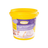 Günthart BackDecor 800g vit fondant Vitt dekorativt bord för beläggning, glasyr eller modellering, palmoljefritt, färdigt att använda och lätt att arbeta med Sockerpasta Naty Shop Standardtitel