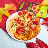 Ekologiska fruktsnacks för barn: 6x15g ekologiska frystorkade jordgubbar - Frystorkade frukter - Torkad frukt - Små rackare från NutriPur Dehydrerade produkter Naty Shop