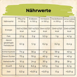 HELPA BIO-påsar med fruktpulver - fruktiga smaker - frukt - jordgubbar - hallon - blåbär - plommon - svarta vinbär - 100% frystorkad frukt - barnmat Torkad produkter Naty Shop