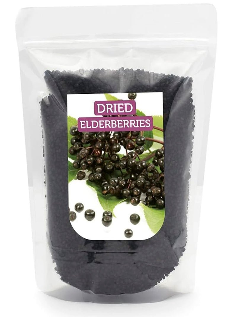 HerbaNordPol torkade fläder 1kg PREMIUM, Fructus Sambuci Dehydrerade produkter Naty Shop Standardtitel