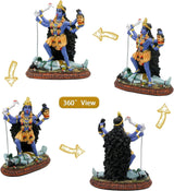 Hinduiska guden Kali Ma-statyn, Indien Gudinnan Kali Bhavatarini Destroyer-staty Dekorativ hinduisk gudinna av tiden och döden Murti Diwali Pooja Presenter Hemmakontoret Temple Mandir Altar Puja-föremål Statyetter och skulpturer Naty Shop