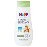 HiPP Baby Care Shampoo med balsam för barn, reder ut håret och skyddar hårbotten, för känslig hud, med naturligt organiskt mandelextrakt, 1 x 200 ml Barn - Bad och hudvård Naty Shop Standardtitel