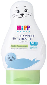 HiPP Babysanft 2in1 schampo + dusch, förpackning om 6 (6 x 200 ml) Barn - Bad och hudvård Naty Shop Standardtitel