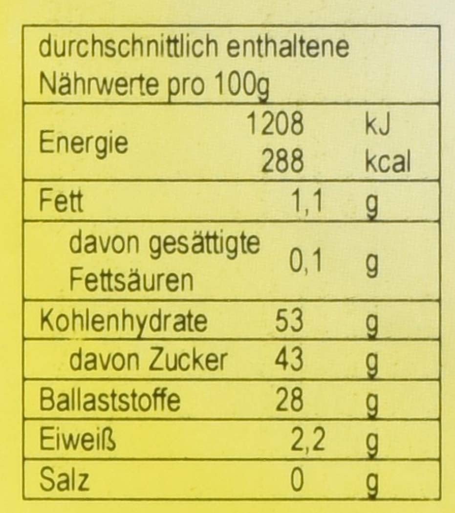 HOWA ekologiska aroniafrukter, 500 g Naty Shop torkade produkter