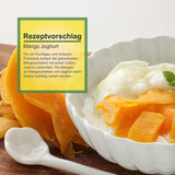 Howa torkad mango - torkad frukt i ekologisk kvalitet, naturlig och osvavellad - perfekt för matlagning, bakning eller som ett hälsosamt mellanmål - mangoskivor - sockerfria - 1000 g Naty Shop torkade produkter